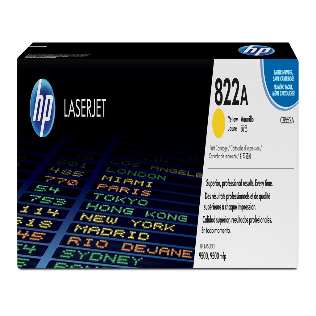 [3901] [C8552A] HP Laserjet Color 9500 Toner Amarillo, 25.000 Paginas