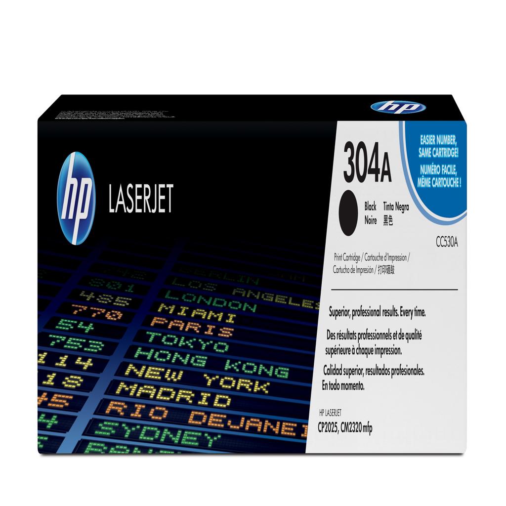 HP Laserjet Color CP2025,CM2320 Toner Negro 3.500 pag. 304A