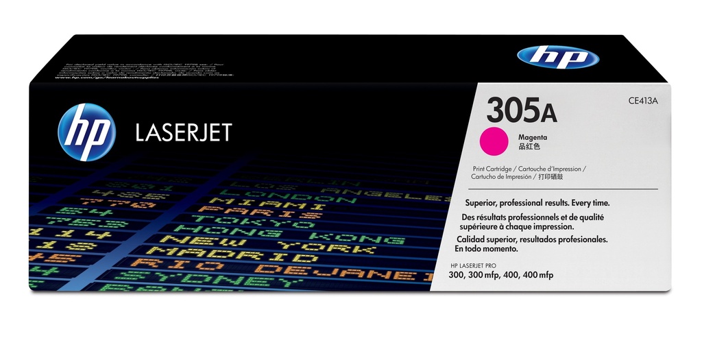 [15045] [CE413A] HP Color Laserjet Pro 300/400 Toner Magenta 305A