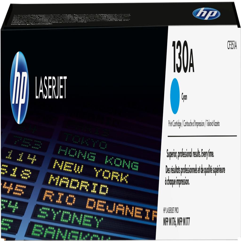 [18867] [CF351A] HP LaserJet Pro MFP M176n/M177, Toner Cian 130A
