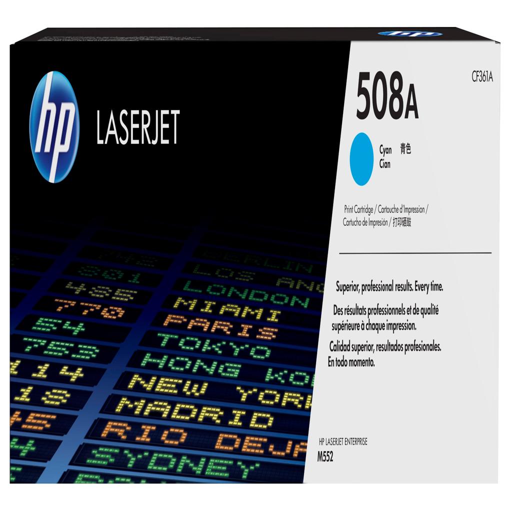 HP Laserjet M552/M553/M577 Toner 508A Cian 5.000 paginas estandard