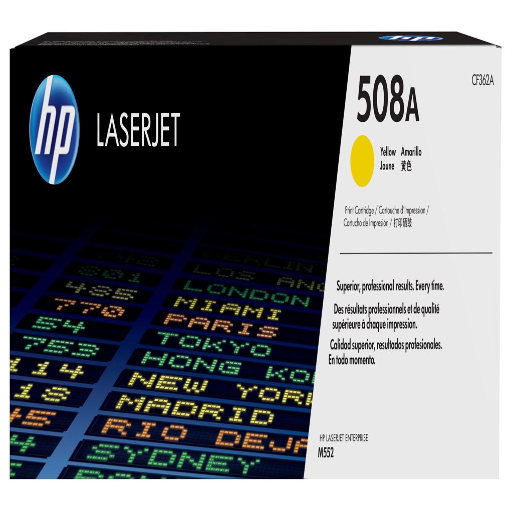 HP Laserjet M552/M553 Toner 508A Amarillo 5.000 paginas estandard
