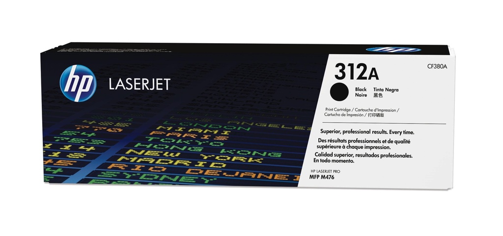 [19240] [CF380A] HP TONER LaserJet Pro MFP M476 Negro .Nº312A 2.400 Paginas