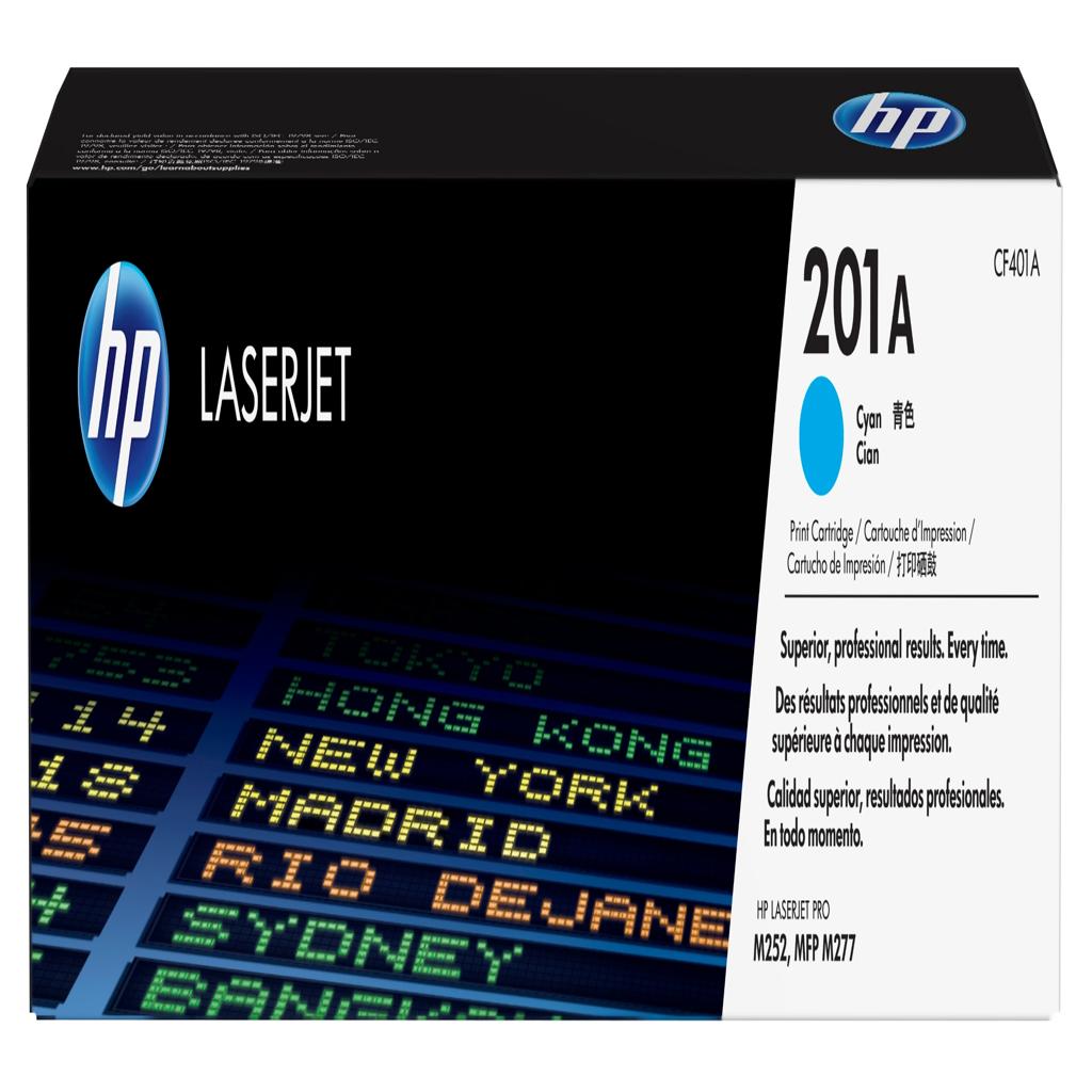 [30402] [CF401A] HP Laserjet ro M252, M277 MFP 201A Toner Cian 1400 PaG.