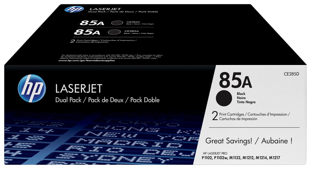 [15030] HP Laserjet 1102 Toner Negro nº85A (Pack 2)