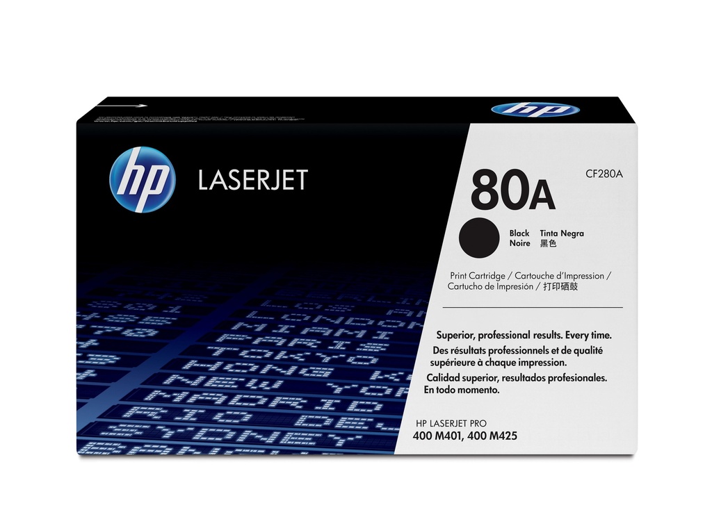 [15140] HP Toner Negro Laserjet M401 nº80A 2.700 Pag.