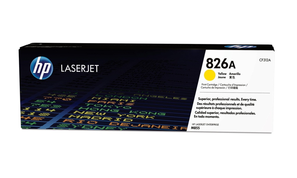 [18557] HP TONER LASER AMARILLO LASERJET ENTERPRISE/M855 Nº826A