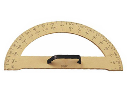 [76235] Semicirculo para encerado faibo de plastico imitacion madera 34 cm