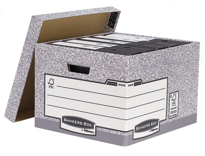[78287] Cajon fellowes carton reciclado para almacenamiento de archivo capacidad 4 cajas de archivo tamaño folio