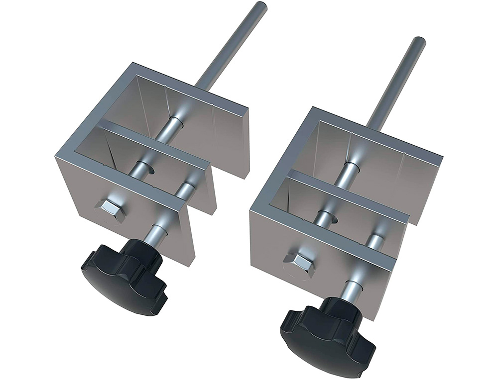 [160282] Abrazadera nobo para pantalla separadora nobo premium plus sobremesa pack de 2 unidades