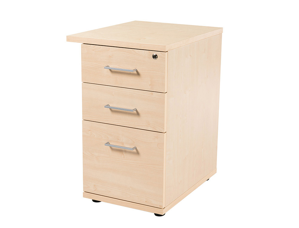 [36457] Cajonera rocada con 2 cajones y 1 carpetero serie store 72x50x60 acabado aa01 haya/haya