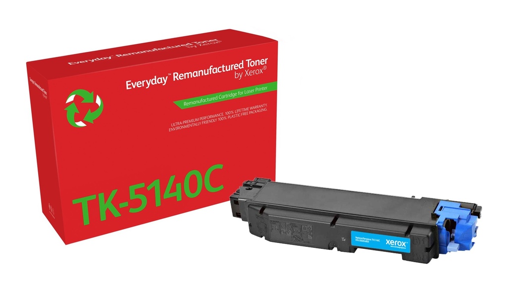 [62280] [006R04800] XEROX Everyday Remanufactured Toner Cian para Kyocera TK-5140C