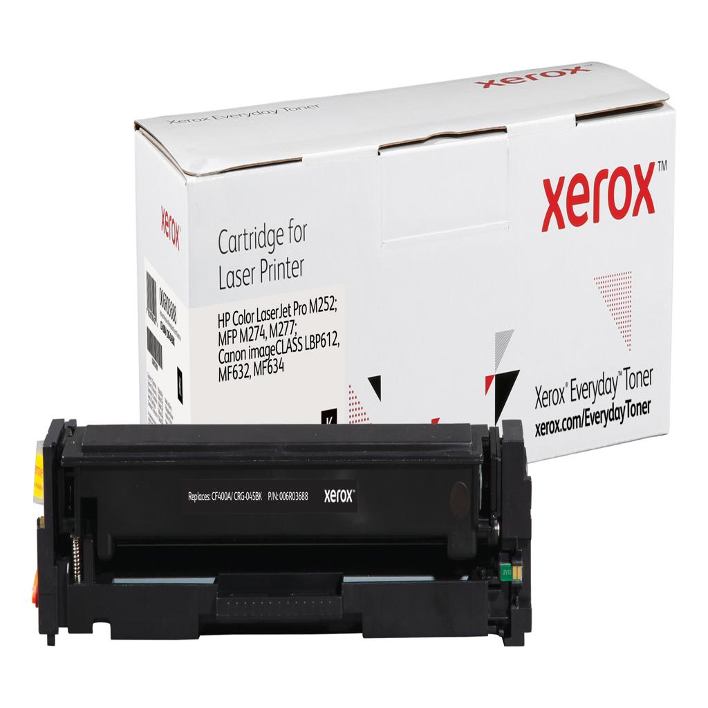 XEROX Everyday Toner para HP 201A Color LaserJet Pro M252. MFP M274(CF400A CRG045BK) Negro