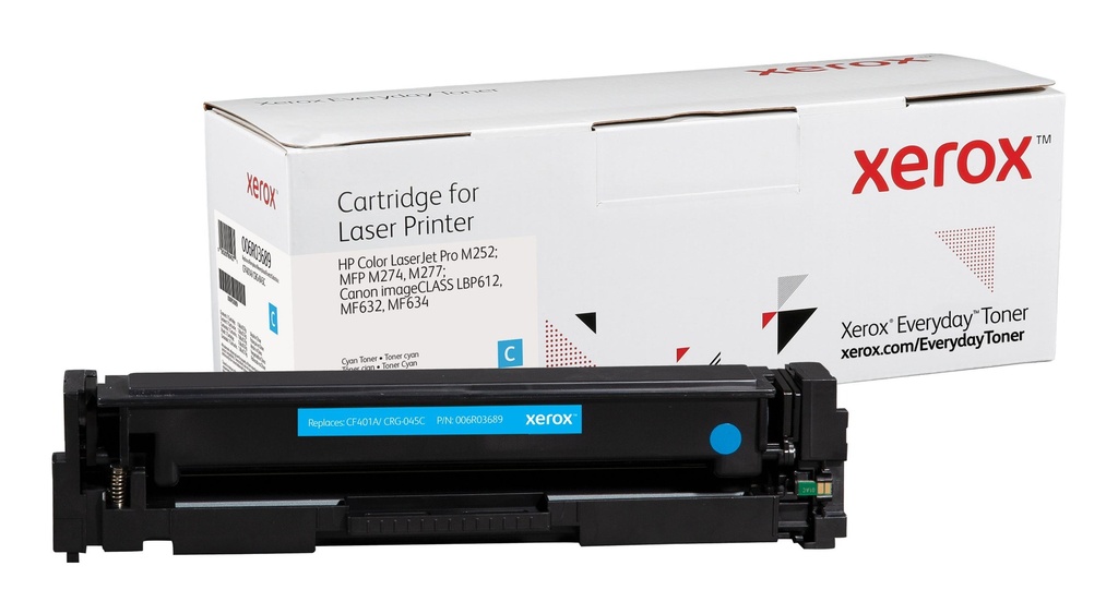 [40787] [006R03689] XEROX Everyday Toner para HP 201A Color LaserJet Pro M252. MFP M274(CF401A CRG045C) Cian