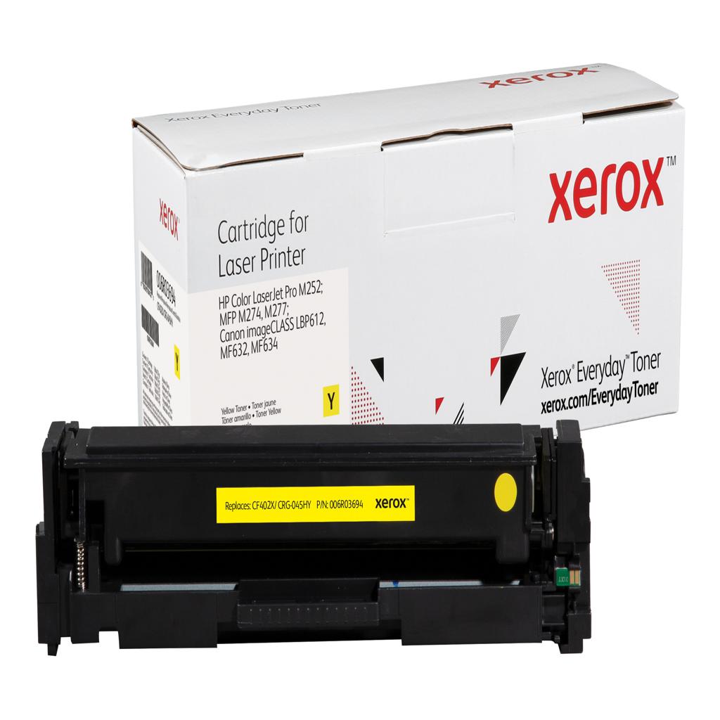 XEROX Everyday Toner para HP 201X Color LaserJet Pro M252. MFP M274(CF402X CRG045HY) Amarillo