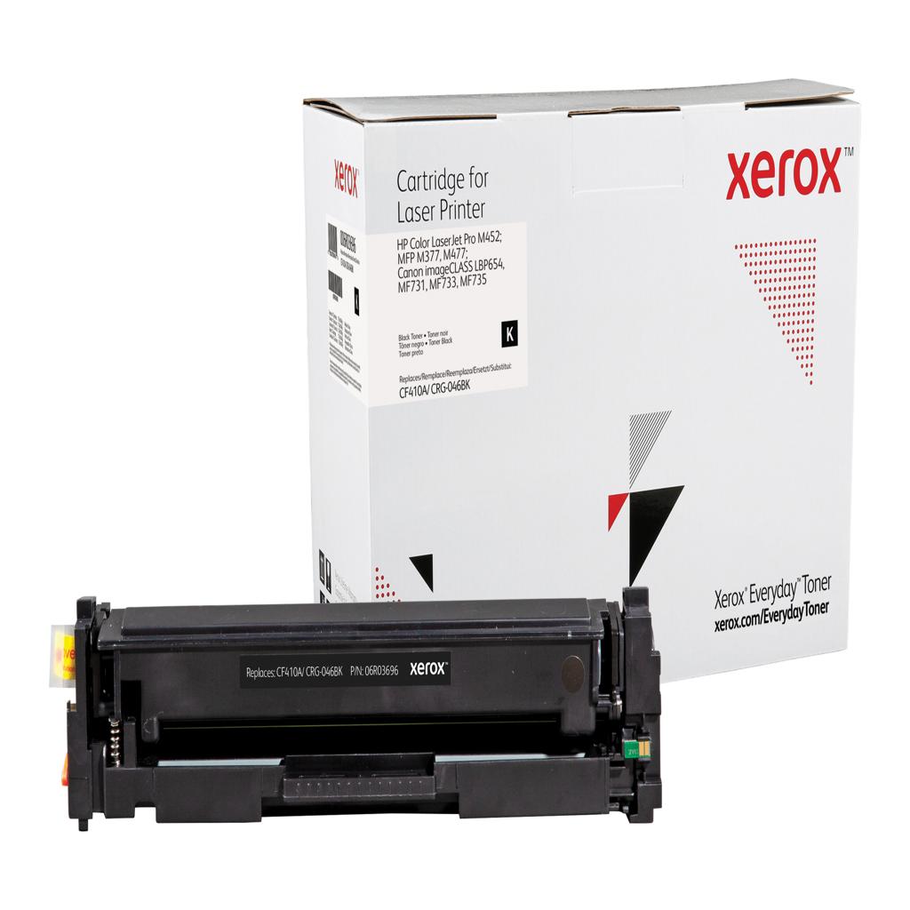 XEROX Everyday Toner para HP 410A Color LaserJet Pro M452. MFP M377(CF410A CRG046BK) Negro
