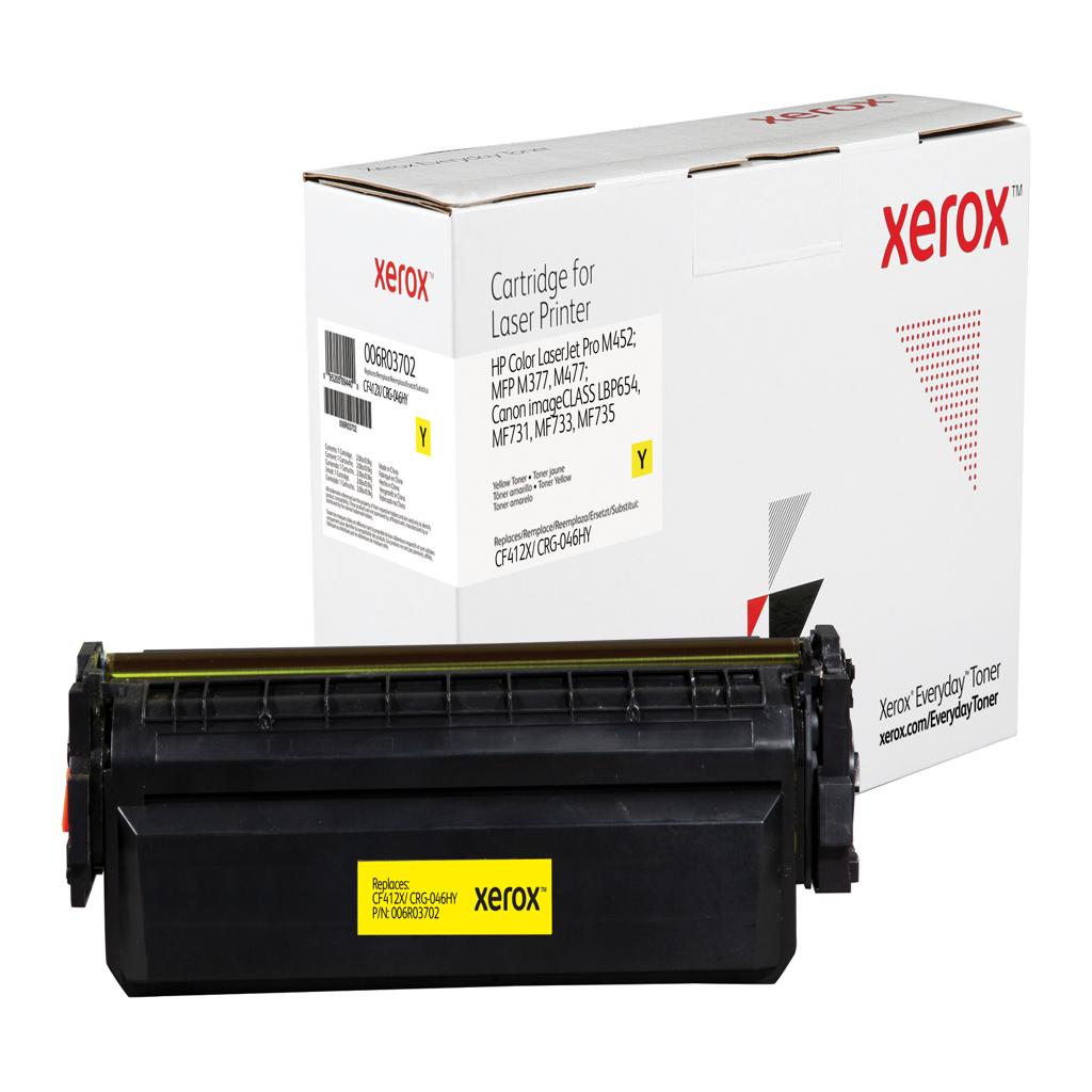 [40800] [006R03702] XEROX Everyday Toner para HP 410X Color LaserJet Pro M452. MFP M377(CF412X CRG046HY) Amarillo