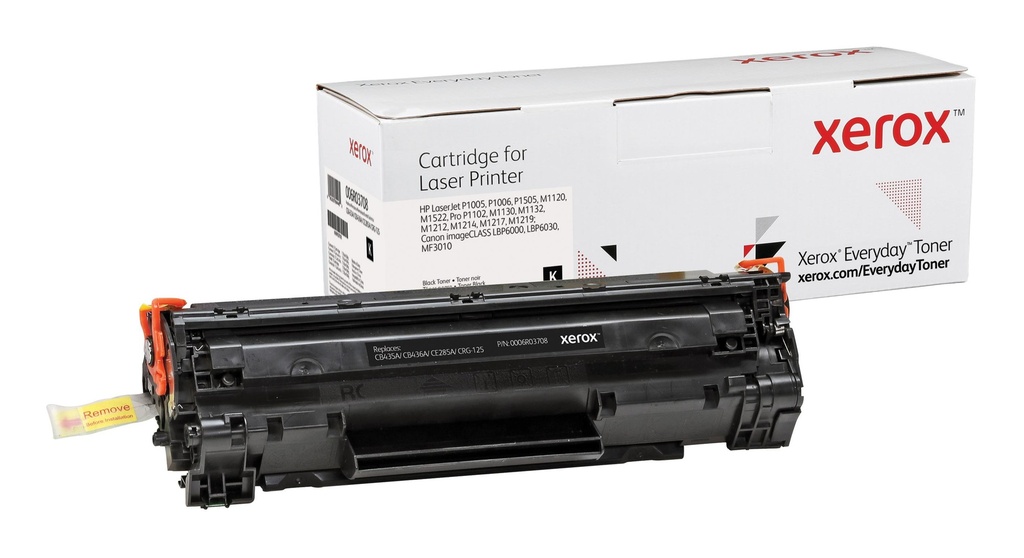 [40802] [006R03708] XEROX Everyday Toner para HP 35A36A85A LaserJet P1005(CB435A CB436A CE285A CRG125) Negro