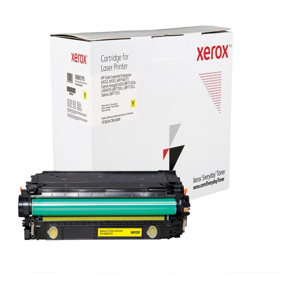XEROX Everyday Toner para HP 508A Color LaserJet Enterprise M552(CF362A CRG040Y) Amarillo