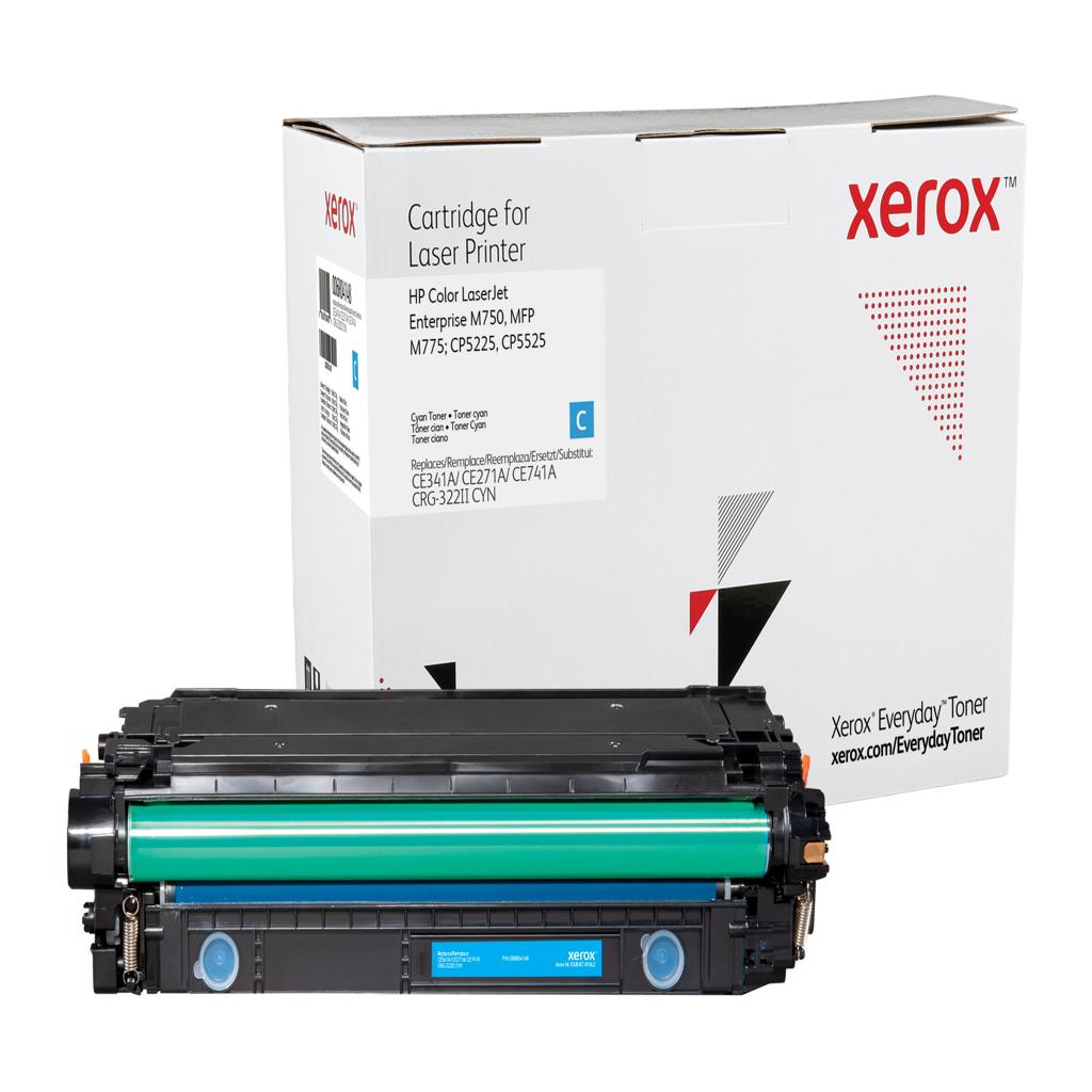 XEROX Everyday Toner para HP LJ M750 (CE341A/CE271A/CE741A) nº 651A / 650A / 307A. Cyan