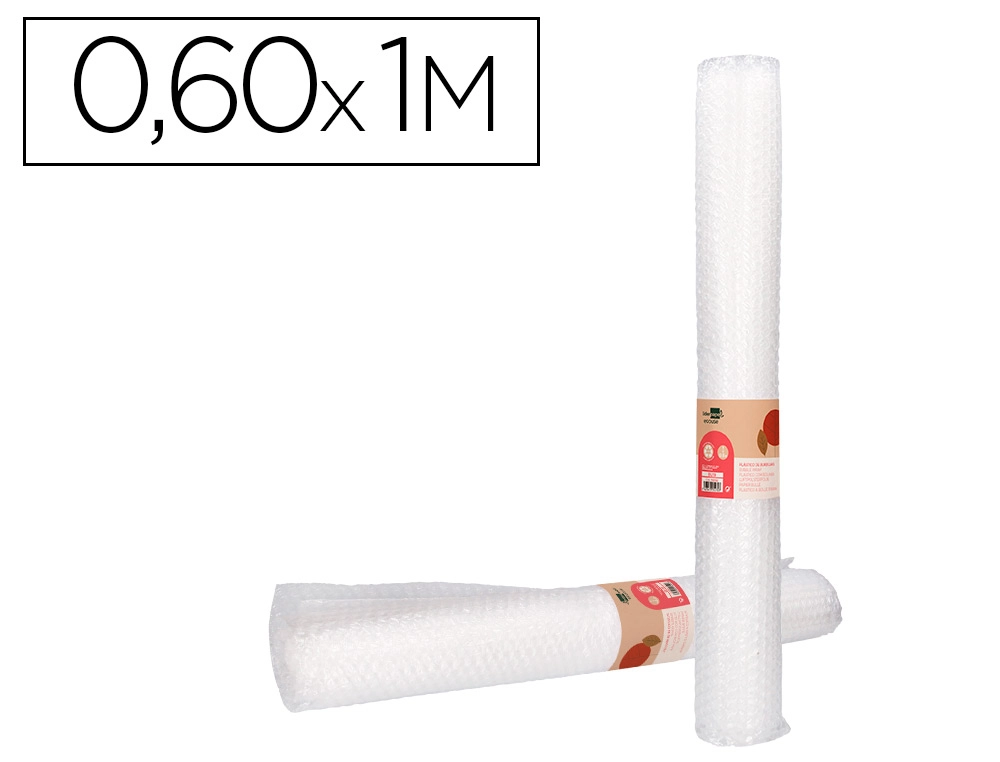 [166162] Plastico burbuja liderpapel ecouse 0.60x1m 30% de plastico reciclado