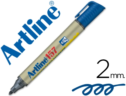 [22097] Rotulador artline pizarra ek-157 azul punta redonda 2 mm