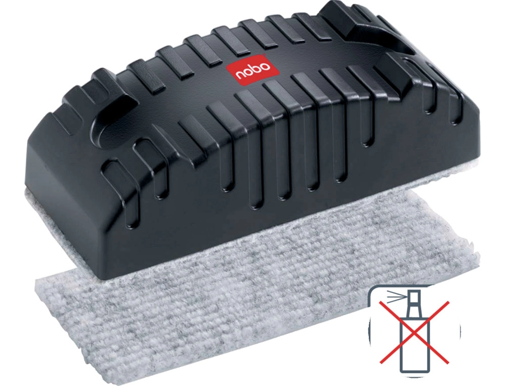 Recambio para borrador de pizarra blanca nobo pack de 10 unidades