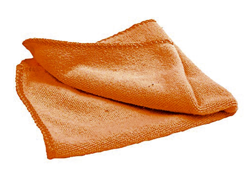 [164696] Paño de limpieza nobo microfibra para limpieza de pizarras blancas color naranja