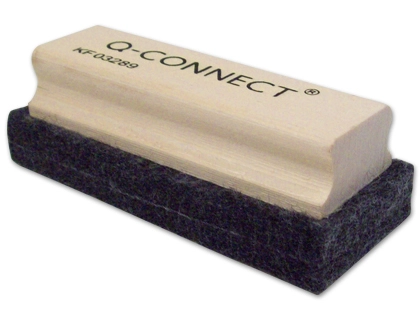 Borrador q-connect fieltro para pizarra 100x40 mm