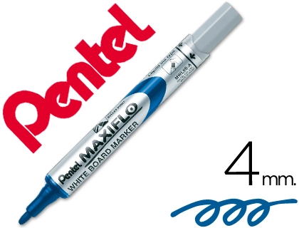 [45795] Rotulador maxiflo pentel para pizarra blanca color azul