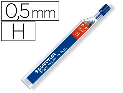 [150294] Minas staedtler mars micro grafito 0,5 mm h tubo con 12 unidades