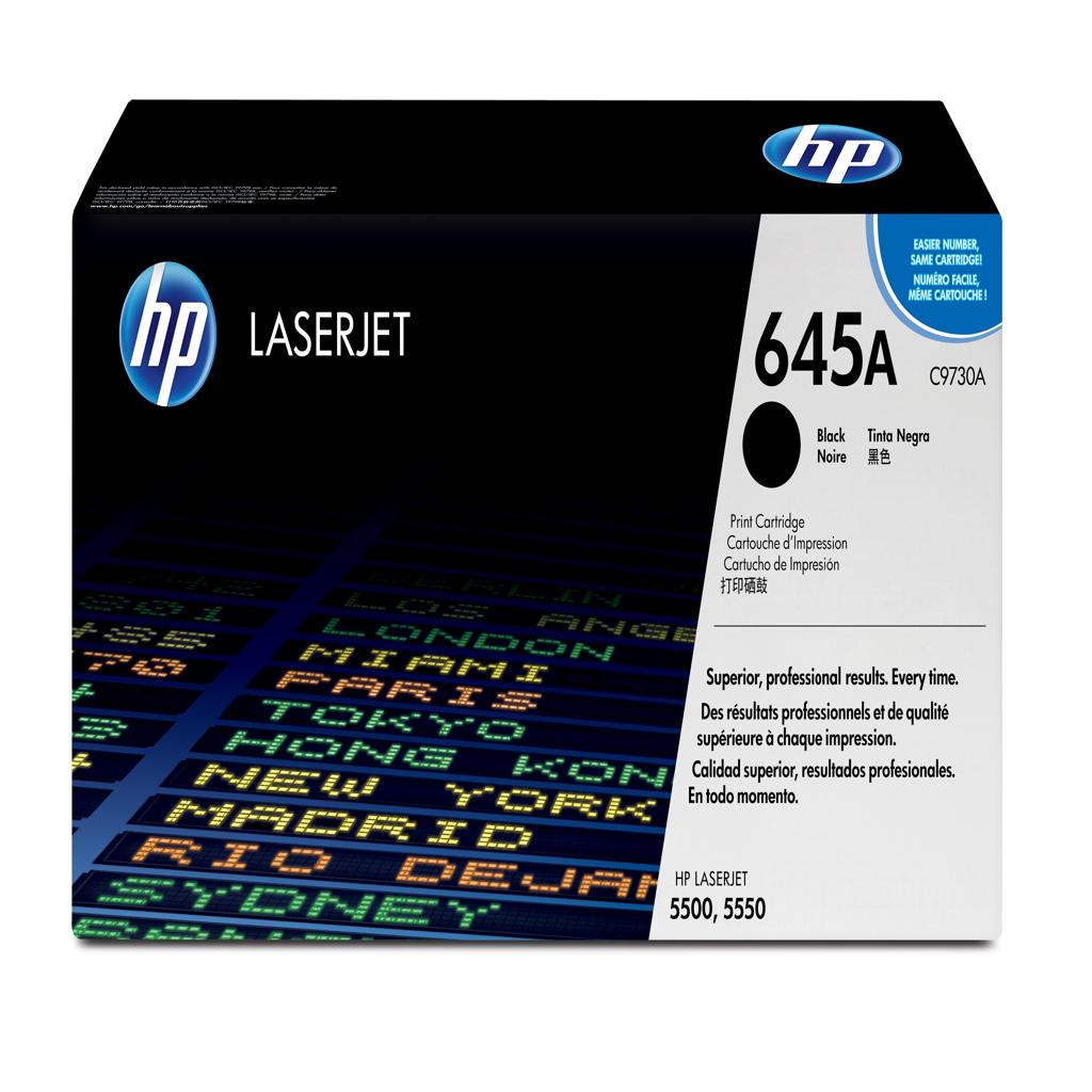 HP Laserjet Color 5500/5550 Toner Negro, 13.000 Paginas