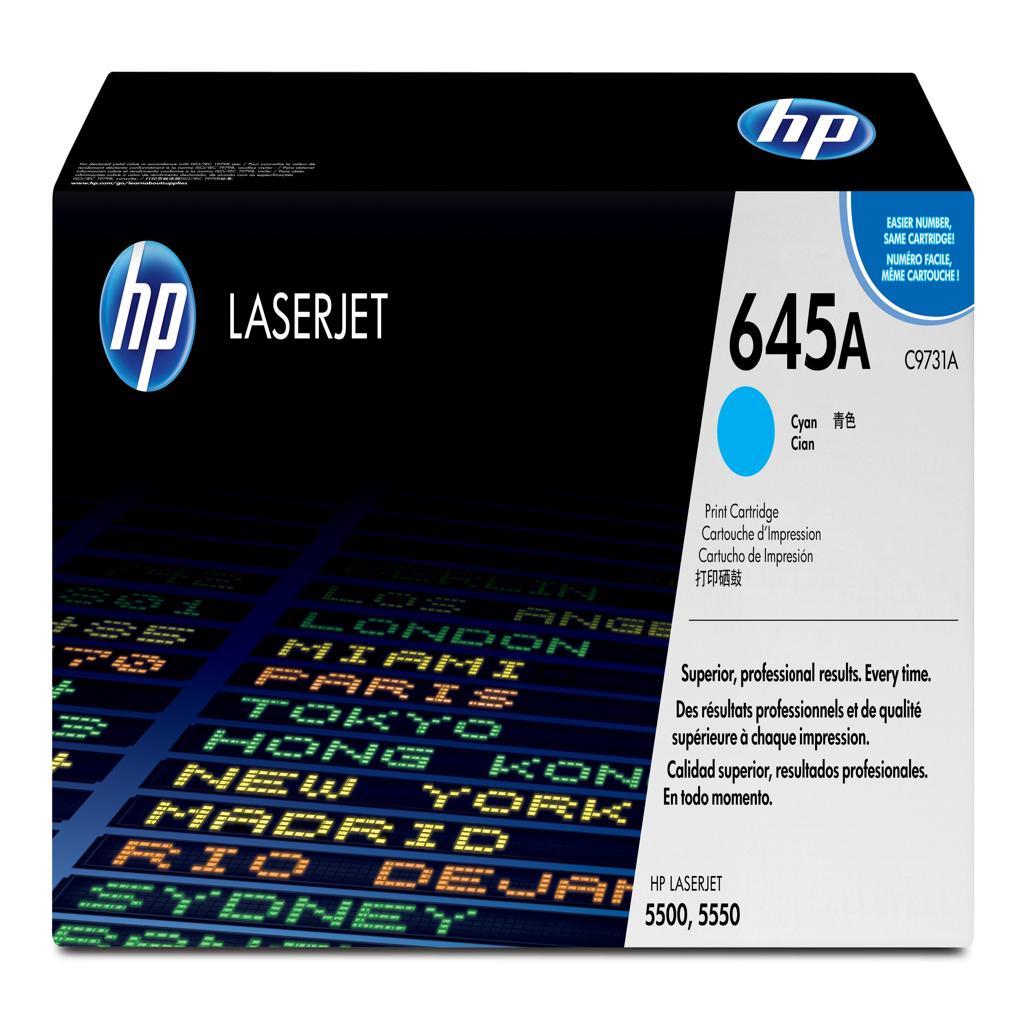 HP Laserjet Color 5500/5550 Toner Cian, 13.000 Paginas