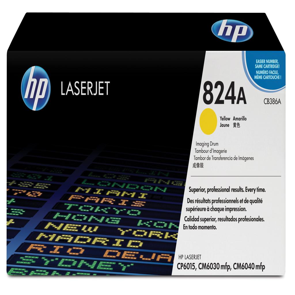 [12377] [CB386A] HP Laserjet Color CP6015, CM6030/6040 Tambor amarillo