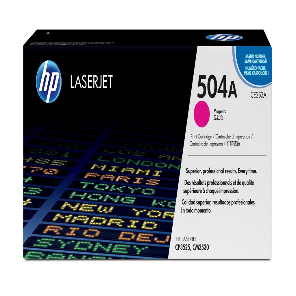 [12385] [CE253A] HP Laserjet CP3525 Toner Magenta (7.000 paginas)504A