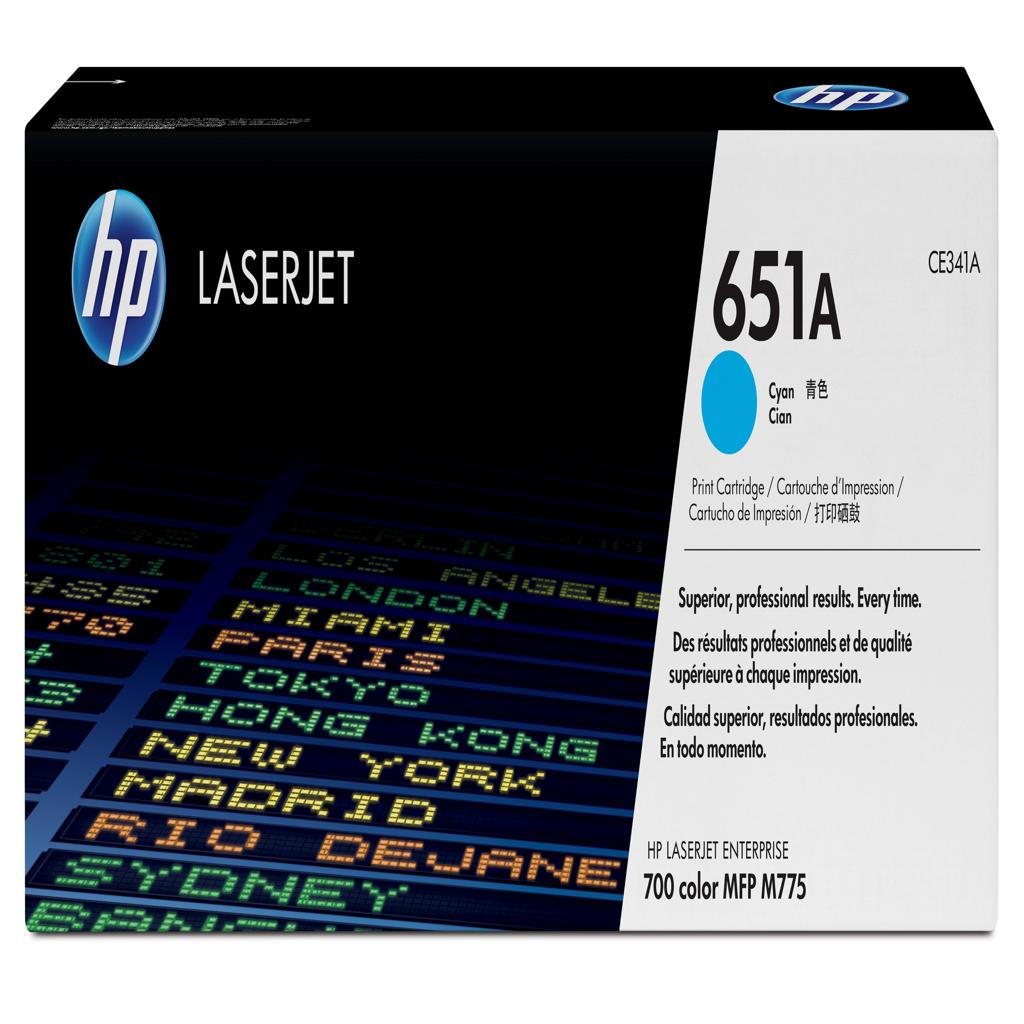 [17928] [CE341A] HP LaserJet Interprise 700MFP/M775 Toner Cian 651A