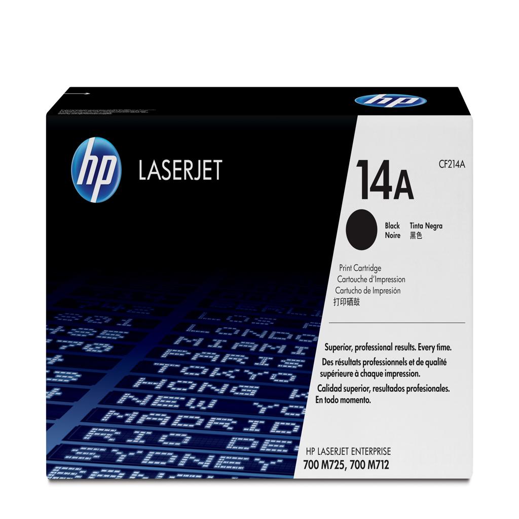 [15734] [CF214A] HP LaserJet Interprise 700MFP/M725 Toner Negro nº14A