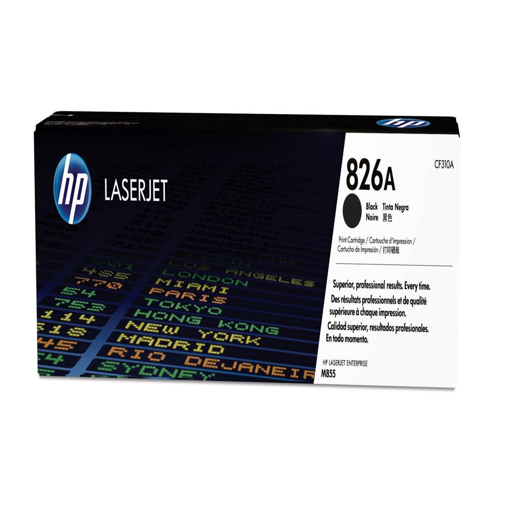 [18568] [CF310A] HP TONER LASER NEGRO LASERJET ENTERPRISE/M855 Nº826A