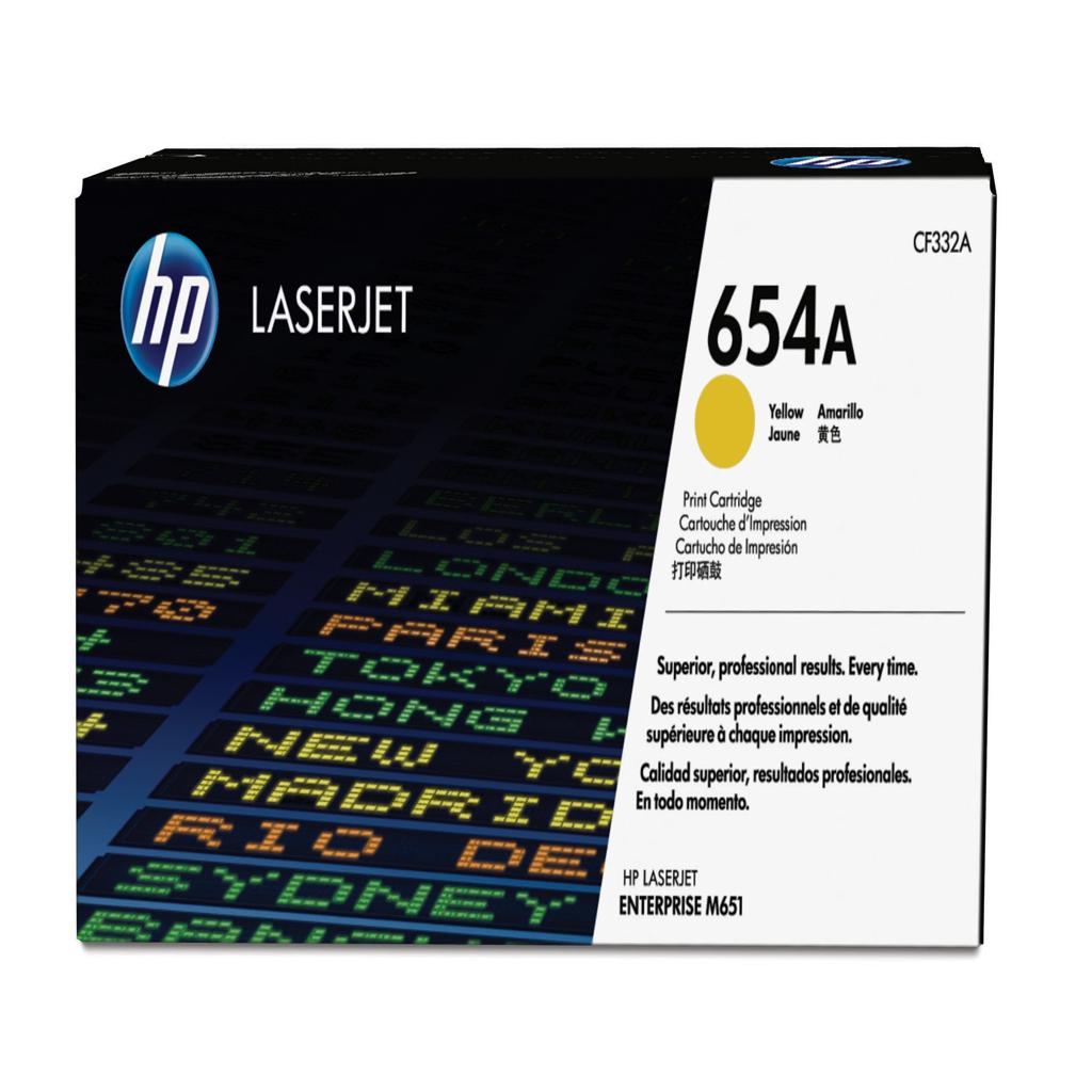 [20008] [CF332A] HP LaserJet 654A Toner Amarillo