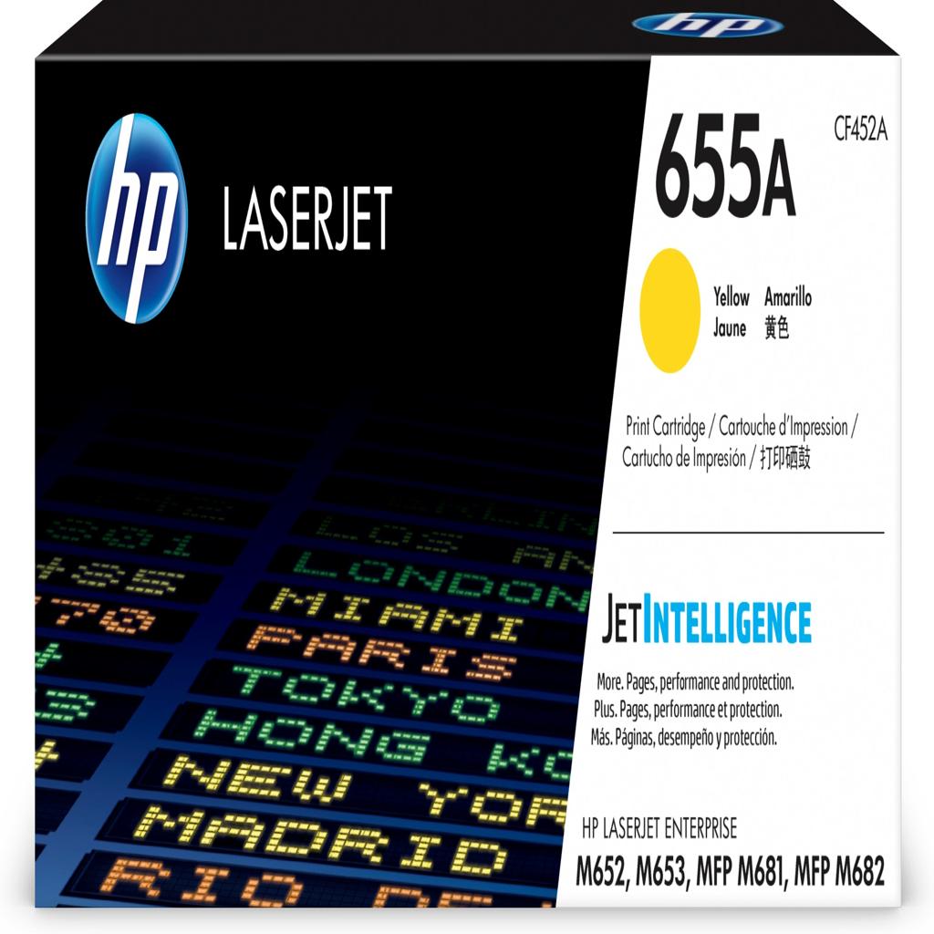 HP LaserJet Enterprise M652 Toner Amarillo 655A
