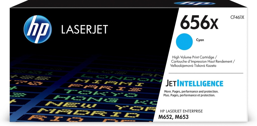 [32681] [CF461X] HP LaserJet Enterprise M652 Toner Cyan Alto 656X