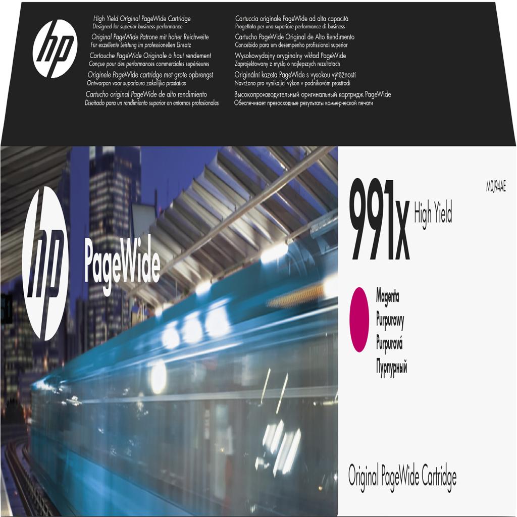 [32642] [M0J94AE] HP PageWide Pro 750/772/777 Cartucho 991X de alta capacidad magenta