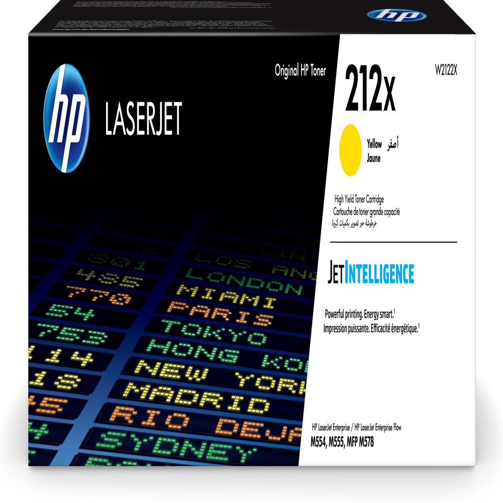 HP Toner LaserJet 212X M578 M555 Amarillo Alta capacidad