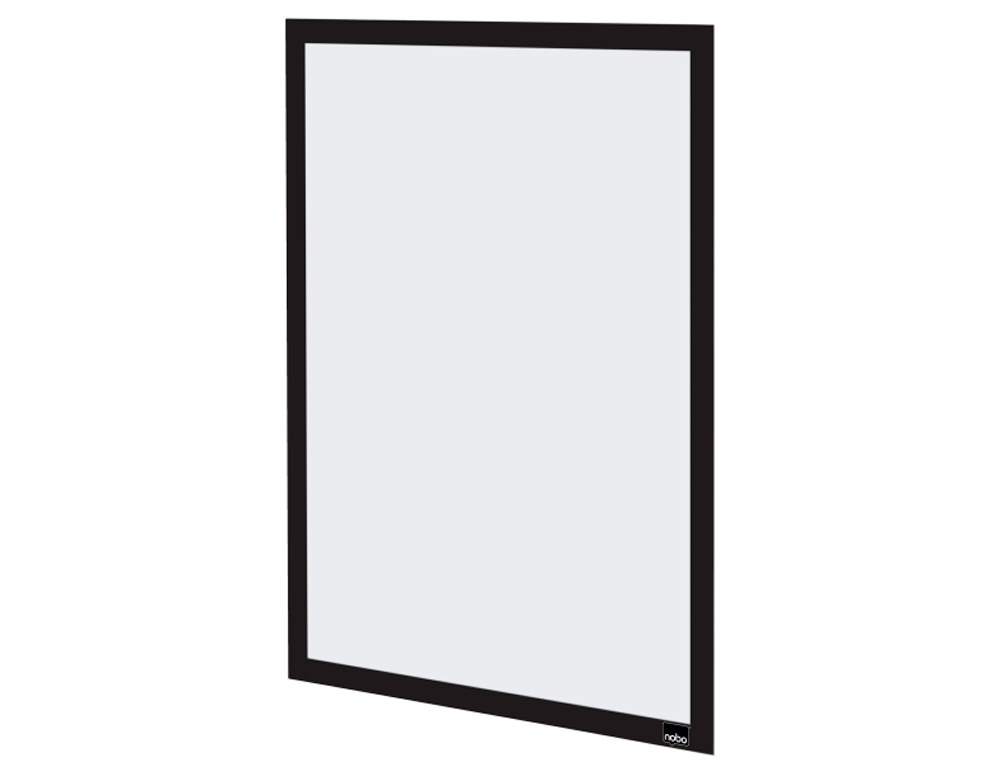 [172005] Marco porta anuncios nobo din a3 marco magnetico autoadhesivo color negro pack de 2 unidades