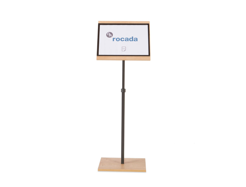 [169624] Expositor rocada de suelo serie natural magnetico rotativo 360 altura ajustable din a3