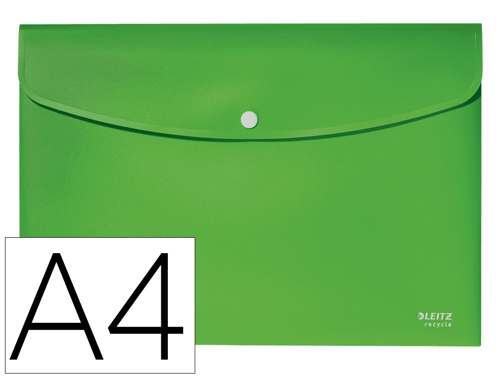 [169287] Carpeta leitz recycle portadocumentos broche din a4 polipropileno verde
