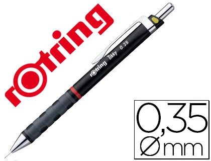[91028] Portaminas rotring tikky 0,35 mm negro