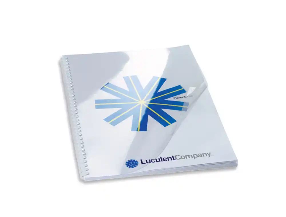 [242939] Tapa encuadernacion gbc pvc transparente cristal 240 micras din a4 pack de 100 unidades