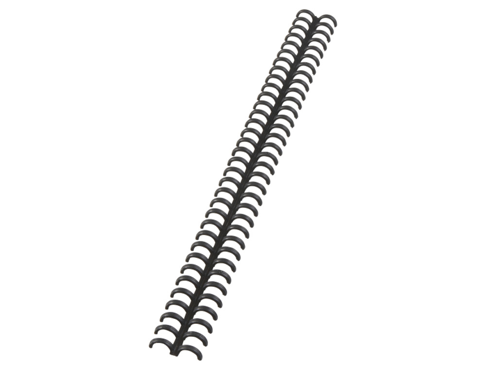 [242781] Canutillo gbc ibiclick plastico negro 8 mm caja de 50 unidades