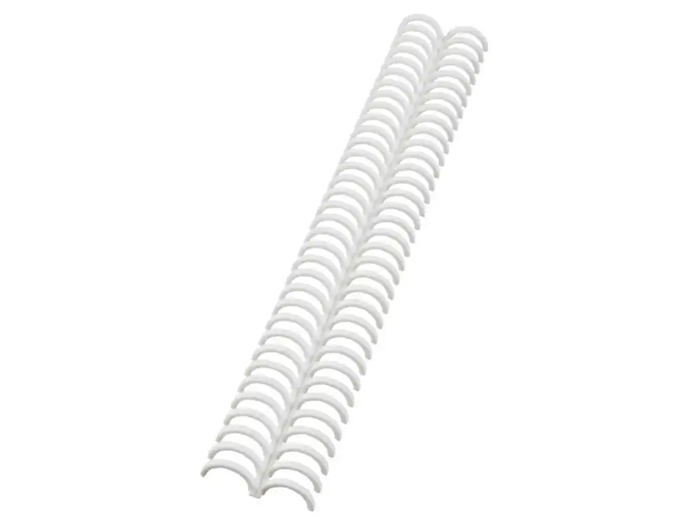 [242779] Canutillo gbc ibiclick plastico blanco 16 mm caja de 50 unidades